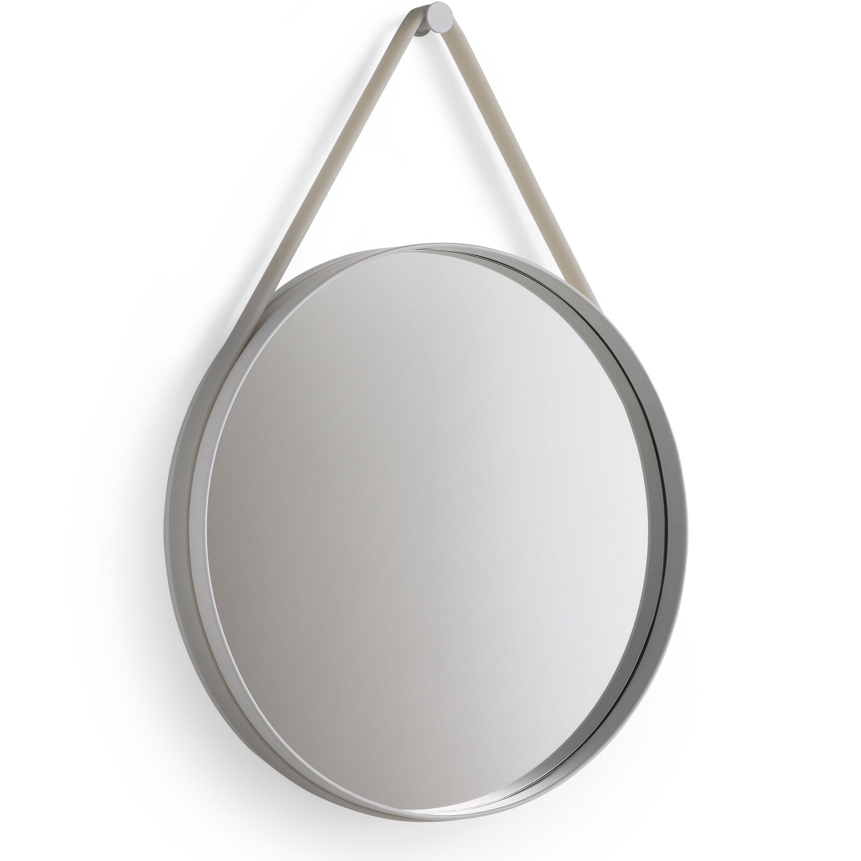 Strap Mirror Ø70 Grey