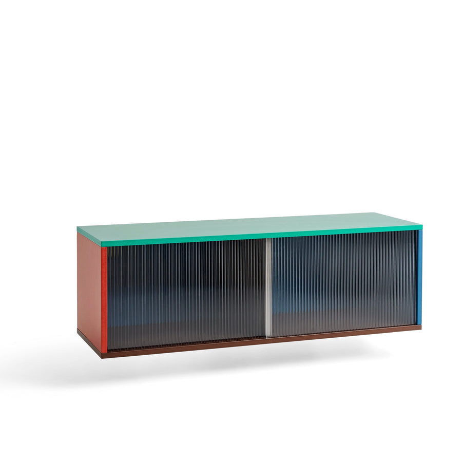 Colour Cabinet Medium Wall with glass doors