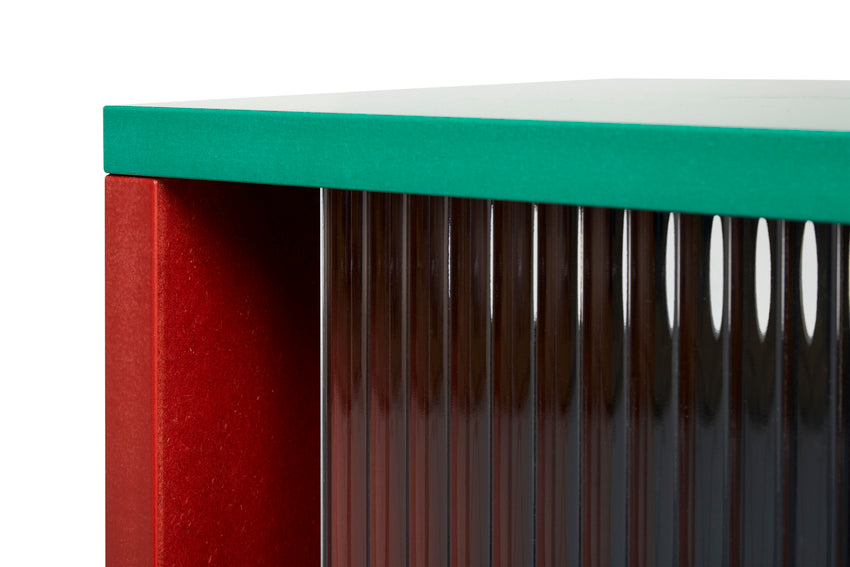 Colour Cabinet Medium Floor with glass doors