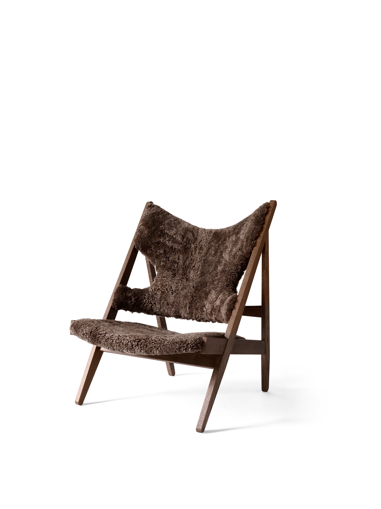 Knitting Lounge Chair, Sheepskin