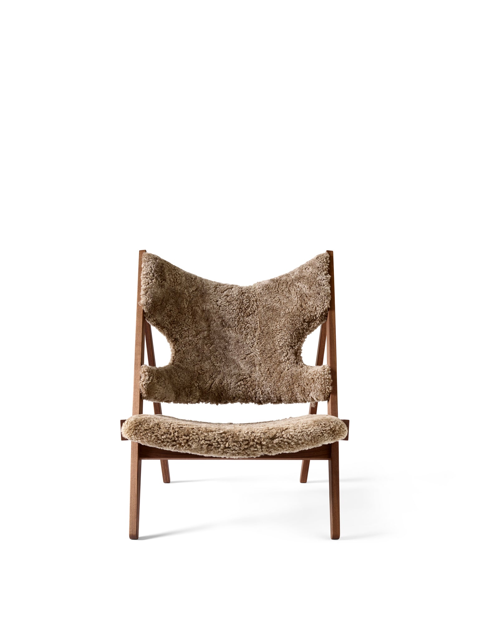 Knitting Lounge Chair, Sheepskin