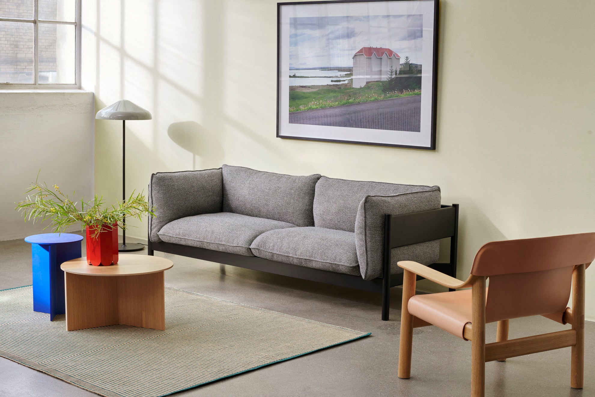 Slit Table Wood / High