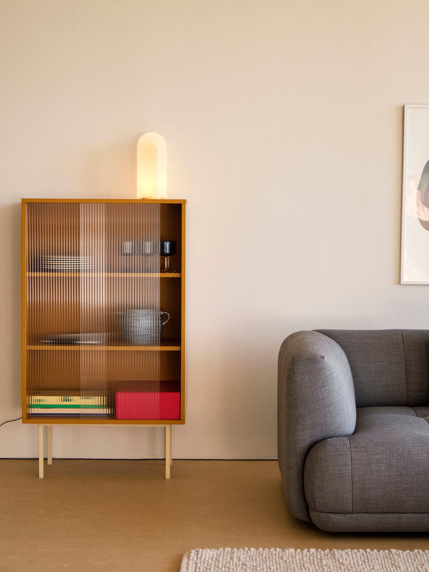 Colour Cabinet Tall with glass doors