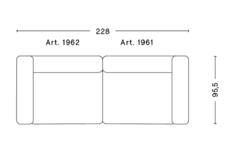 Mags 2.5 Seater Combination 1