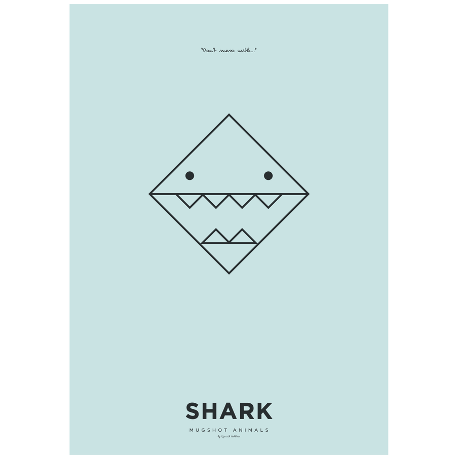 Shark Poster A3