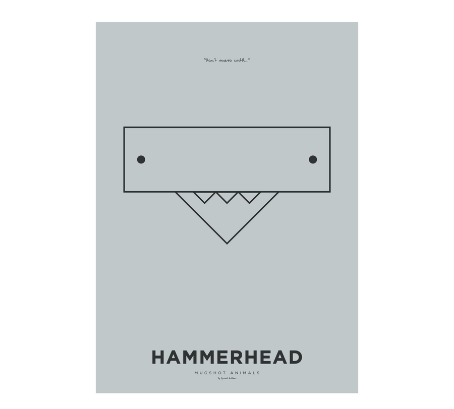 Hammerhead Poster A3