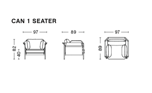 Can 1 Seater Armchair