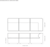 Eave Modular Sofa, 86, 3 Seater, Right Corner