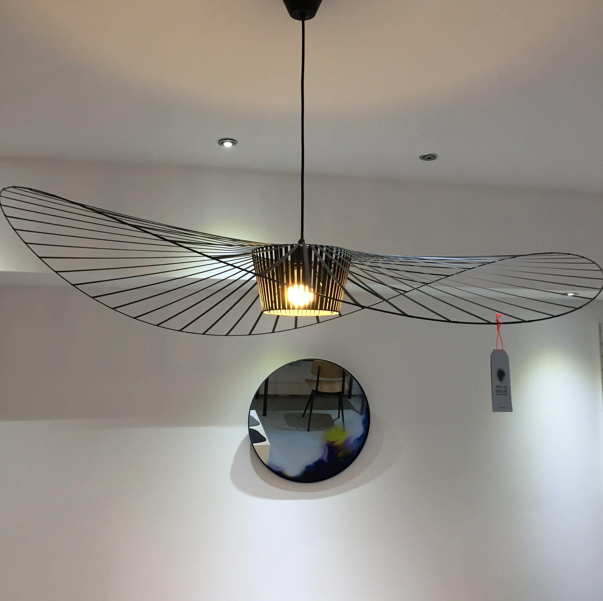 SALE Vertigo Pendant Lamp Medium Black Ex Display RRP £840