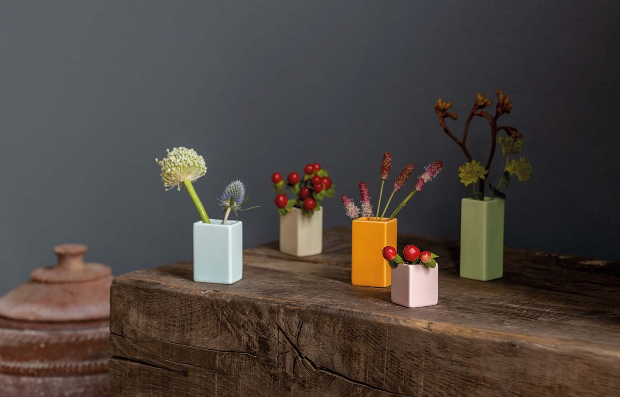 Mini Vases, set of 5