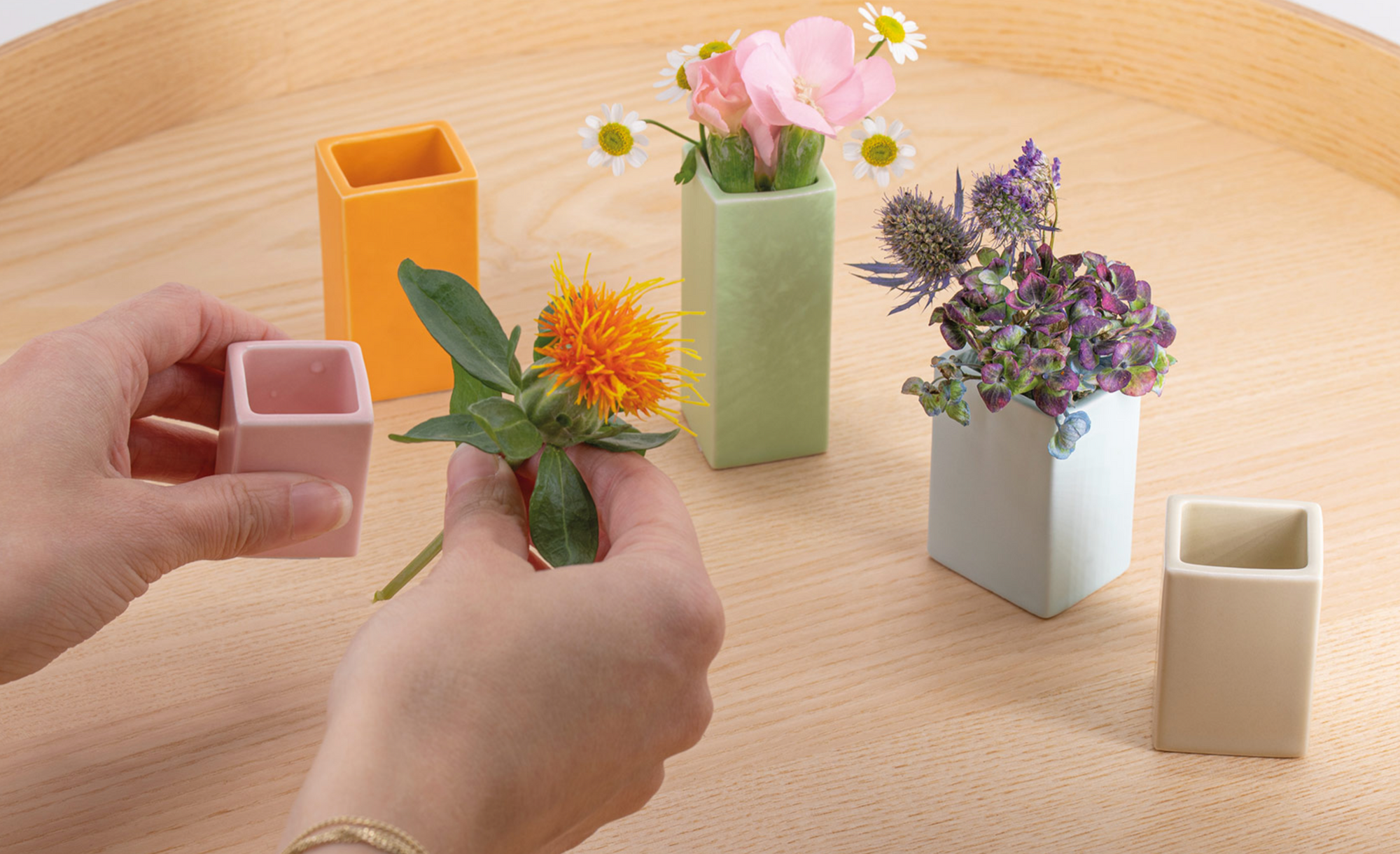 Mini Vases, set of 5