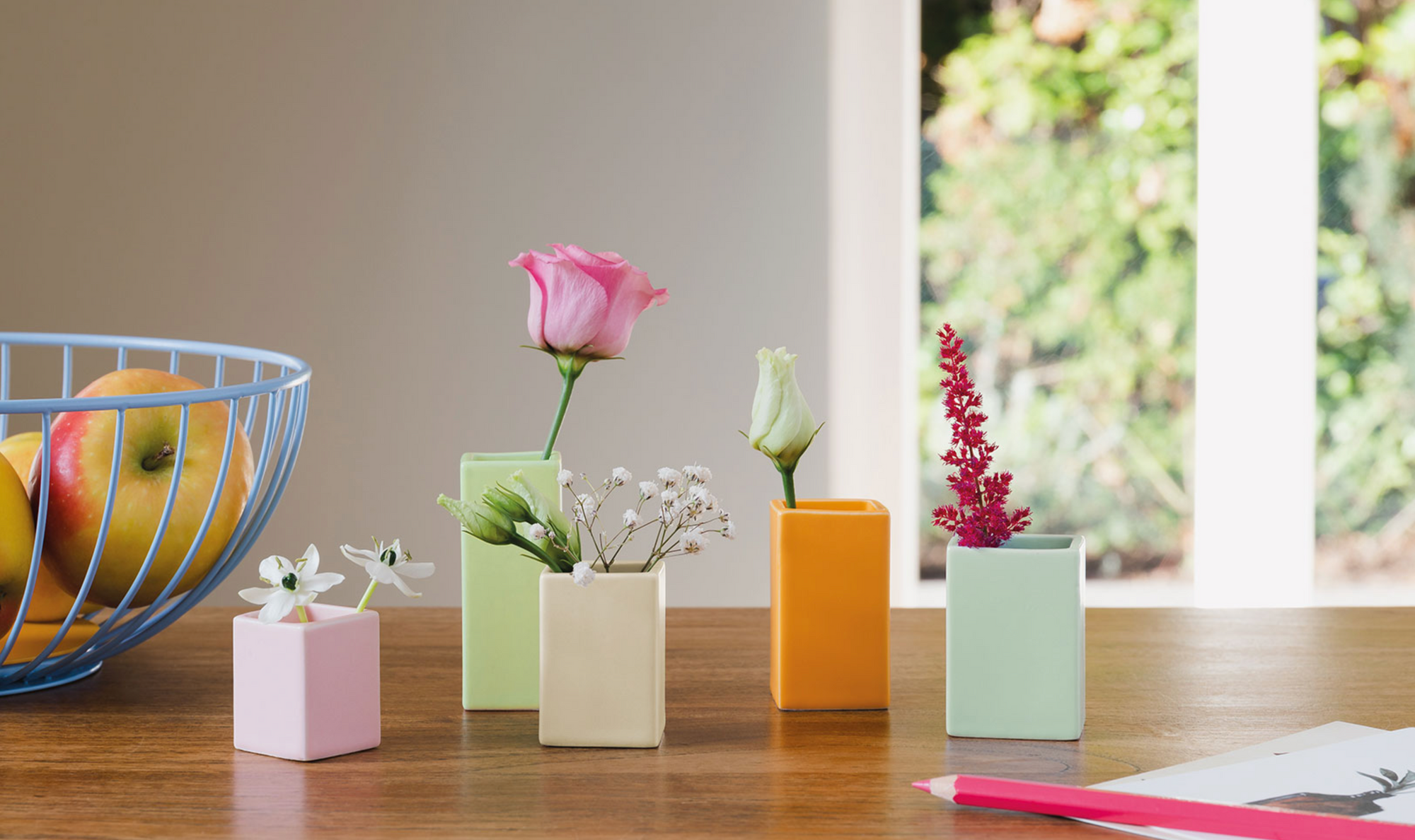 Mini Vases, set of 5