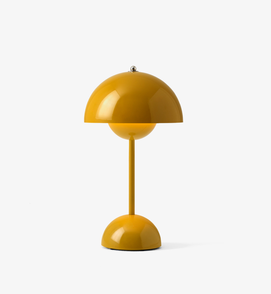 Flowerpot Portable Lamp VP9 Mustard