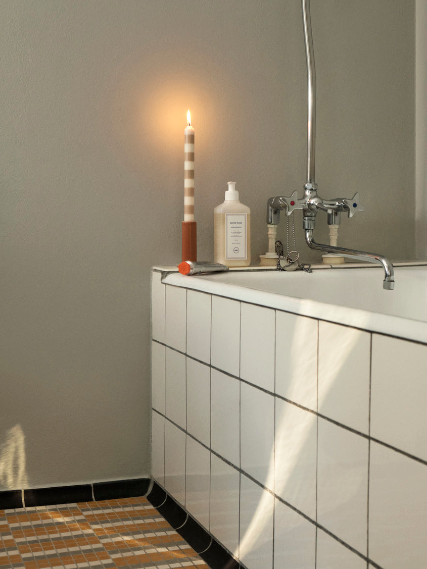 Tube Candleholder M Peach