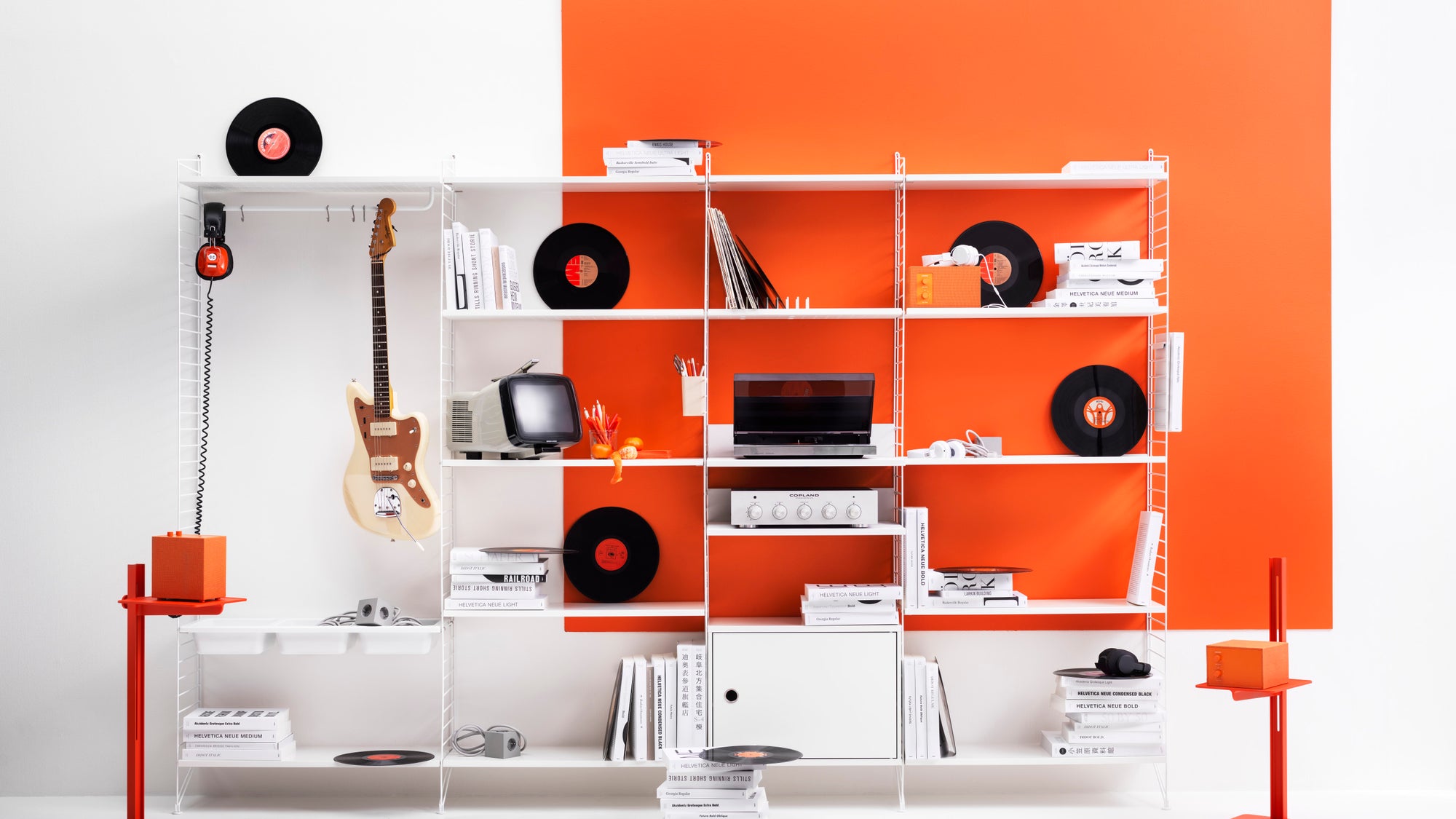 String Cabinet with Swing Door