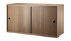 String Cabinet with Sliding Doors